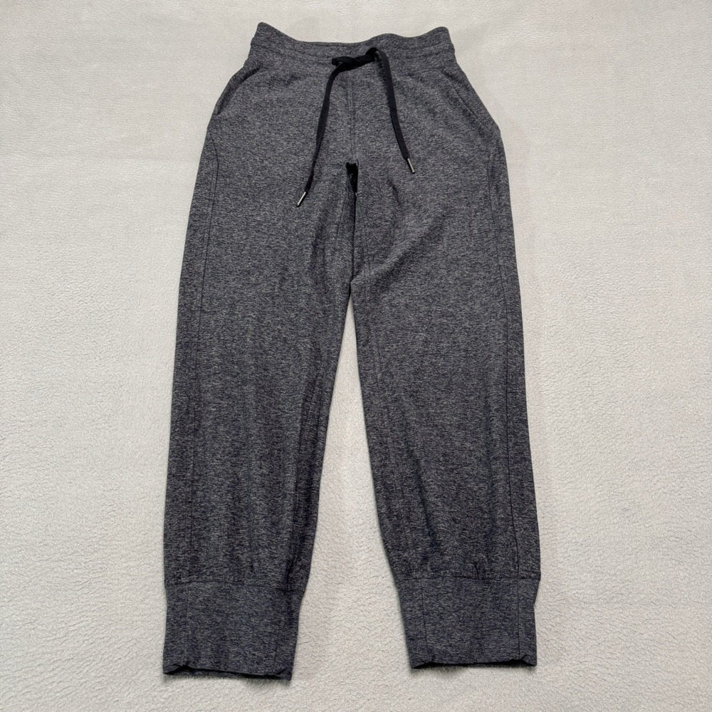 Lululemon Ready to Rulu Jogger Womens 2 Charcoal Gray Heathered Yoga Pants